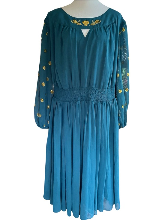 Disney Dresses & Skirts - Disney Parks Women’s Teal & Gold Jasmine Dress New NWT Size 1X